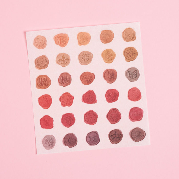 wax seal stickers