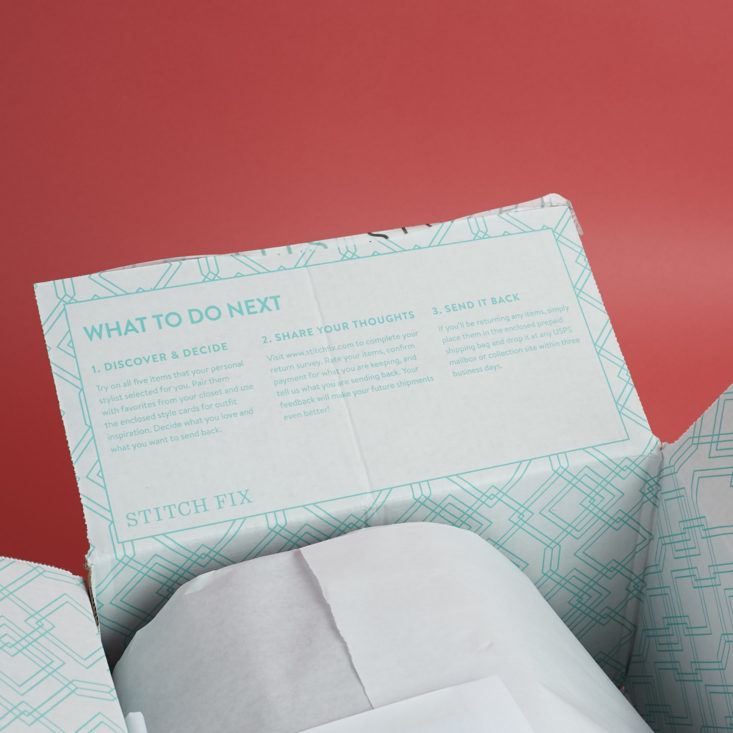 Stitch Fix Maternity April 2018 box info