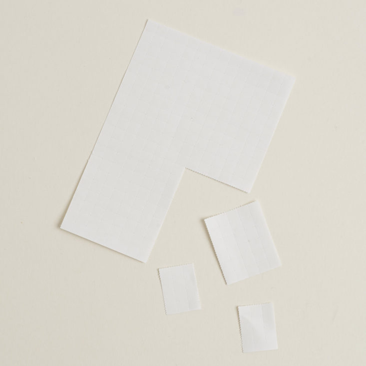 torn sheet from koyuko tidbit perforated notepad