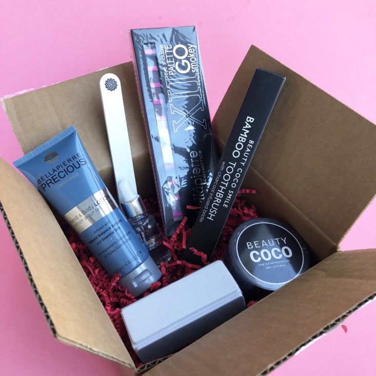 products inside the Yes Oh Yas box