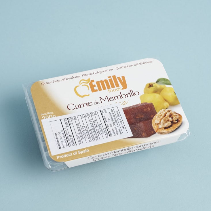 Emily Foods Quince Paste w Walnuts