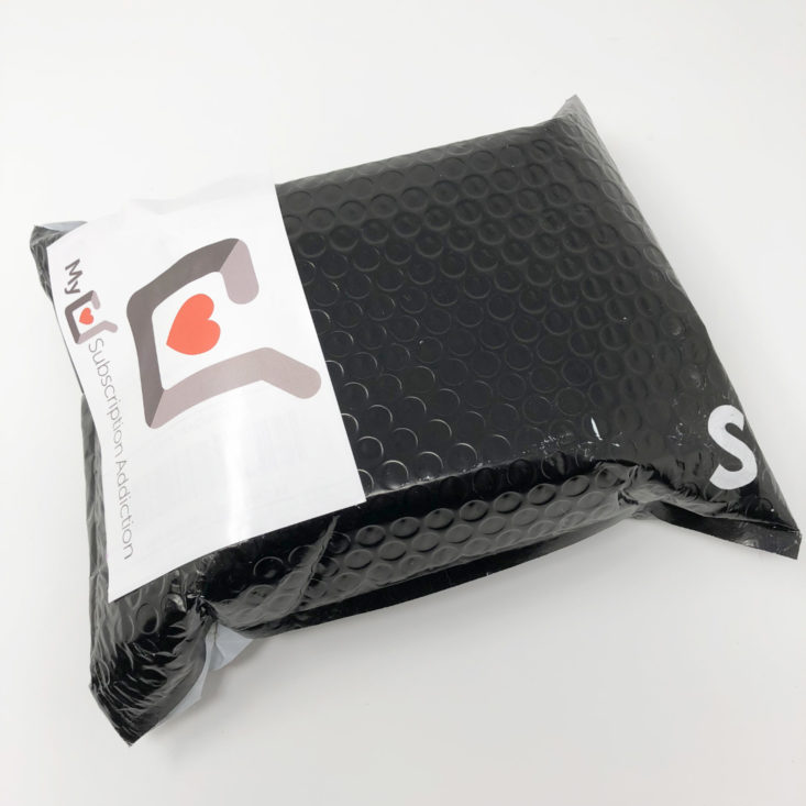 closed Switch black bubble mailer