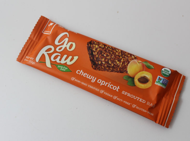 Go Raw Chewy Apricot Sprouted Bar (0.4 oz