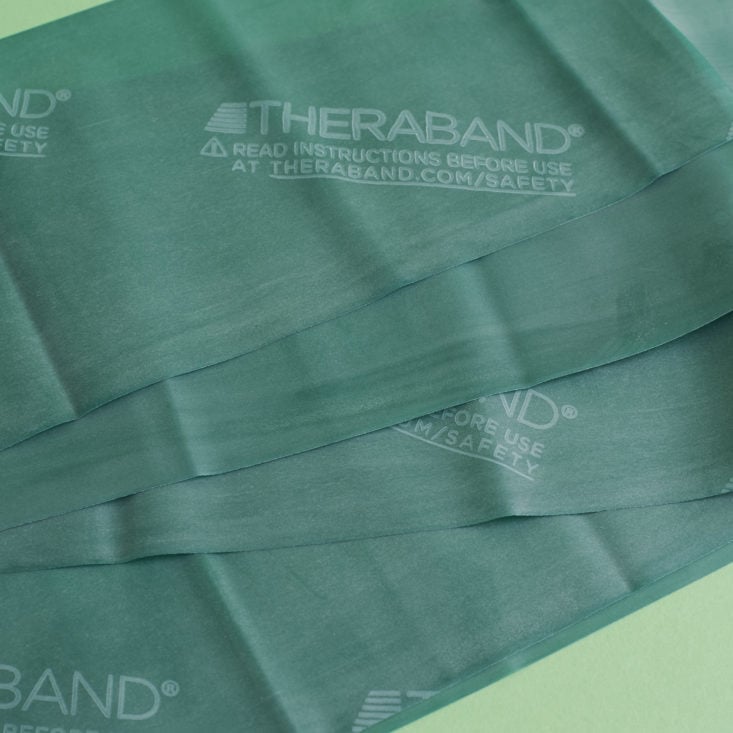 close up of TheraBand High Intensity Resistance Band