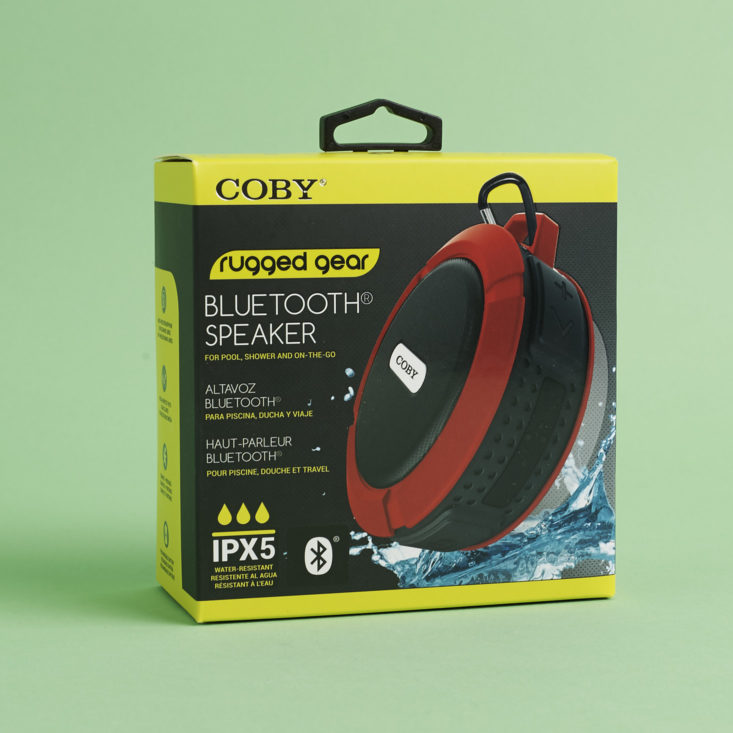 Coby USA Rugged Bluetooth Travel Speaker box