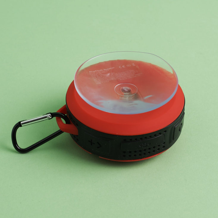 Coby USA Rugged Bluetooth Travel Speaker suction cup