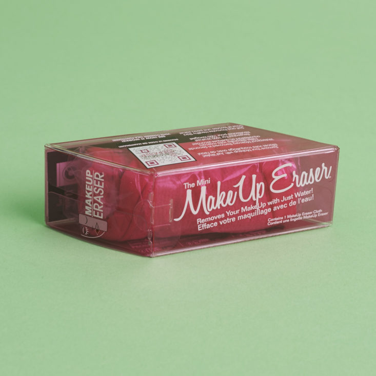 Pink Mini Makeup Eraser in package