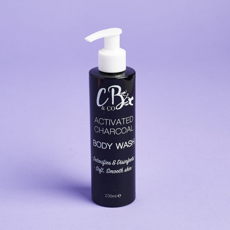 bombay and cedar april 2018 box charcoal body wash