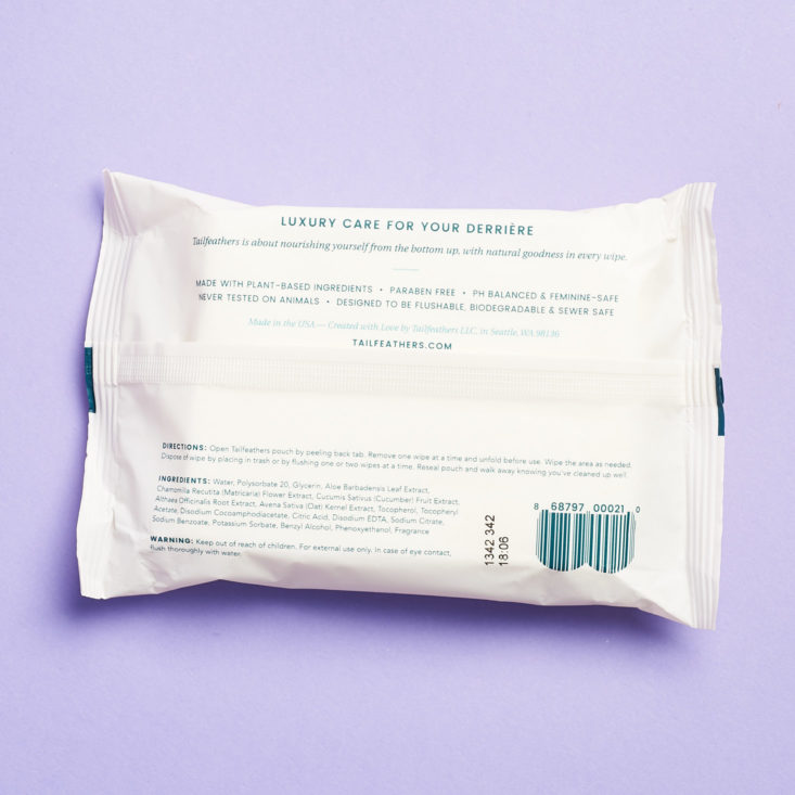 bombay and cedar april 2018 box personal wipes ingredients