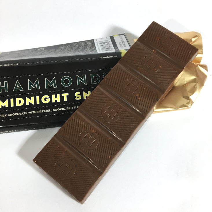 CampusCube Guys May 2018 - midnight snack chocolate bar open