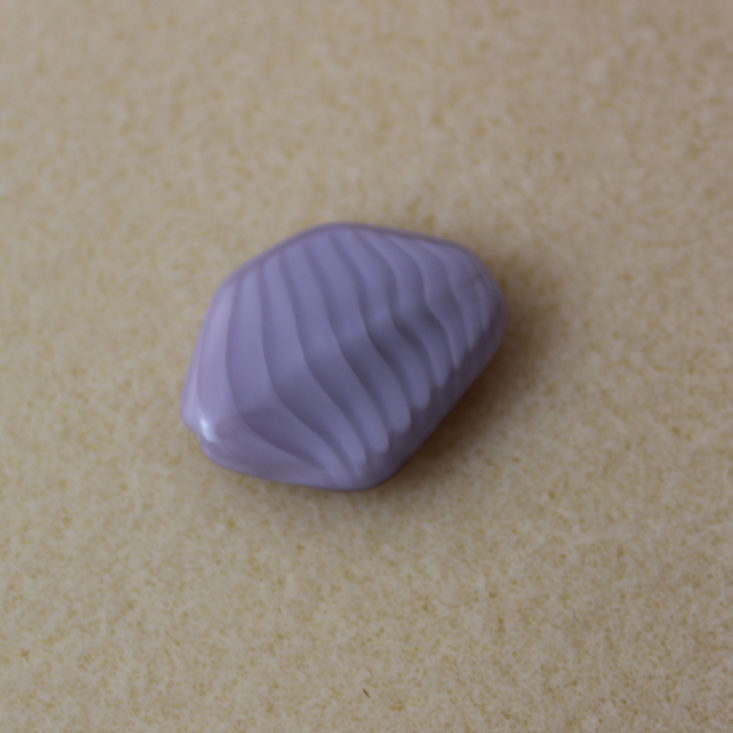 20 x 24mm Czech Glass Tabular Bead, Purple Velvet (1)