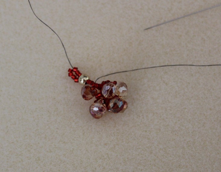 Facet Jewelry Stitching April 2018 Project 1 Progress B