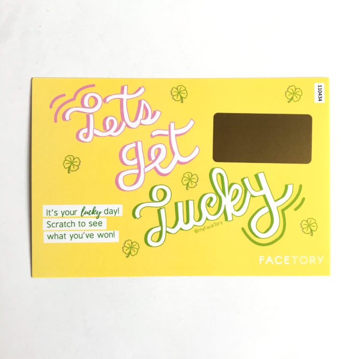 Facetory Seven Luxe March 2018 - Card