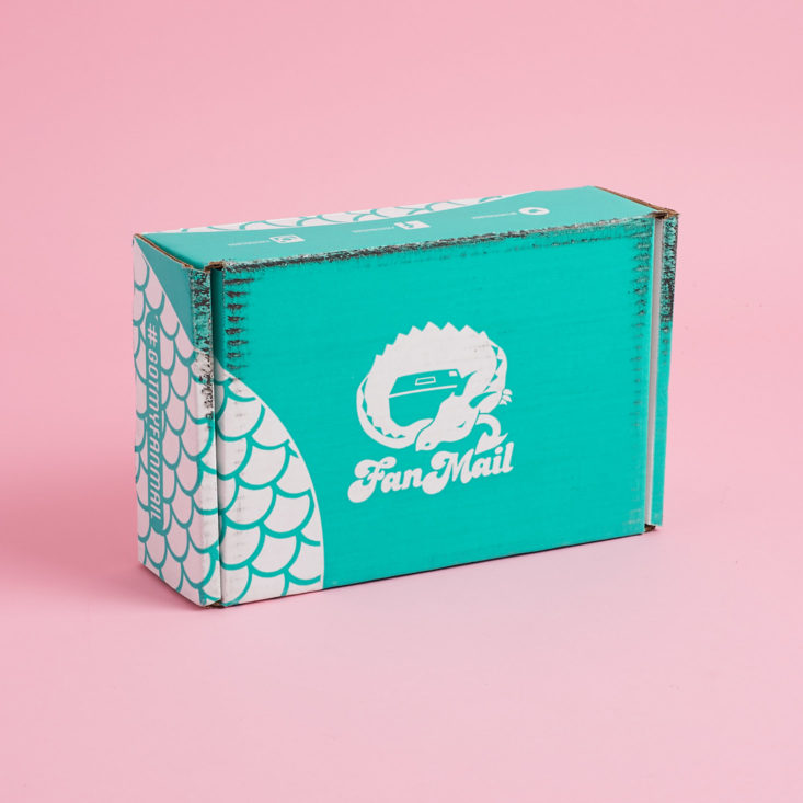 turquoise fanmail box