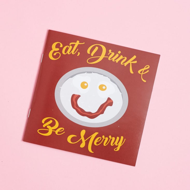 eat drink and be merry fanmail card