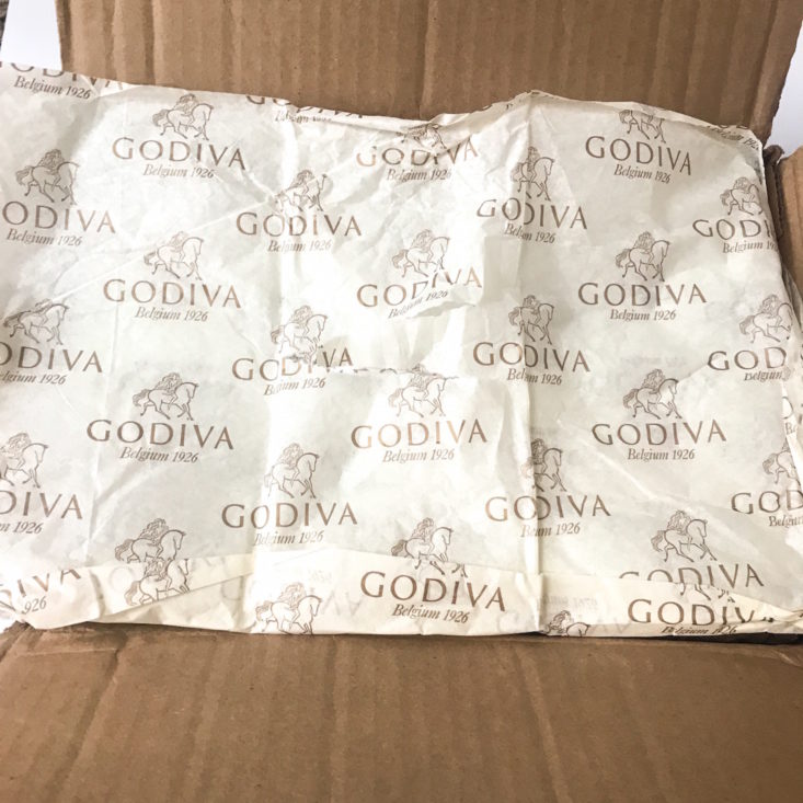 open Godiva box