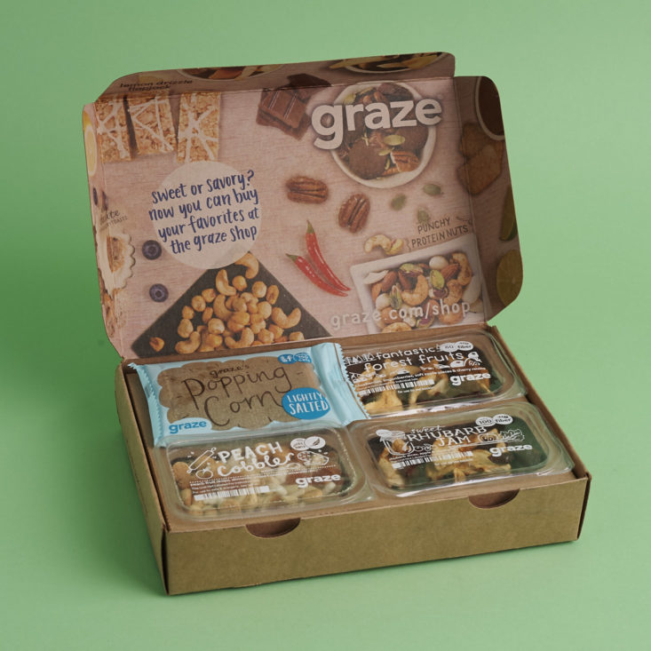 open Graze 8 Snack box