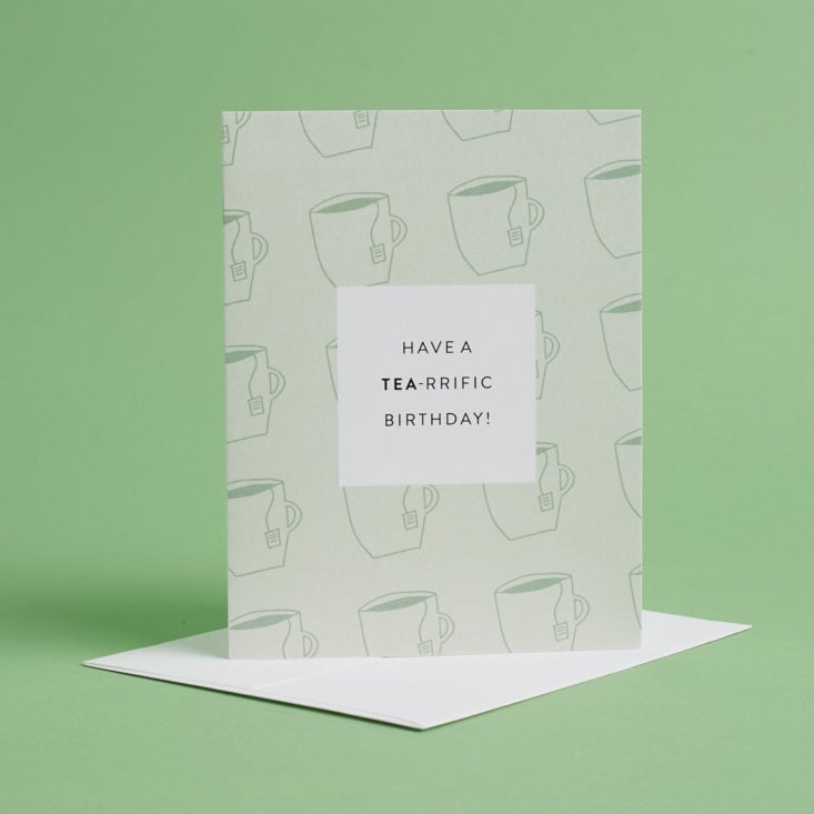 have a tea-riffic birthday card