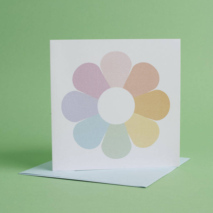 pastel flower card