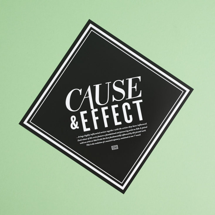 Cause & effect insert