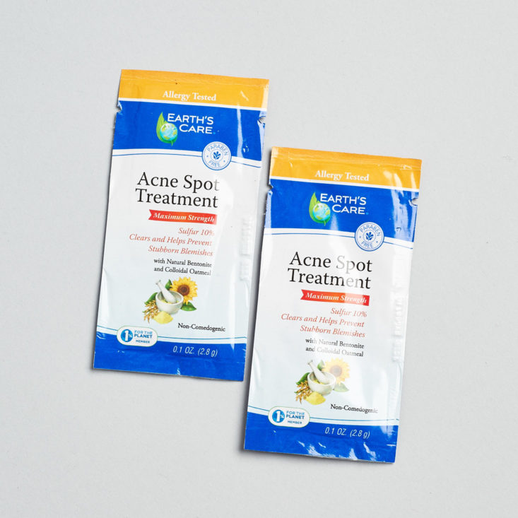 acne spot treatment packets