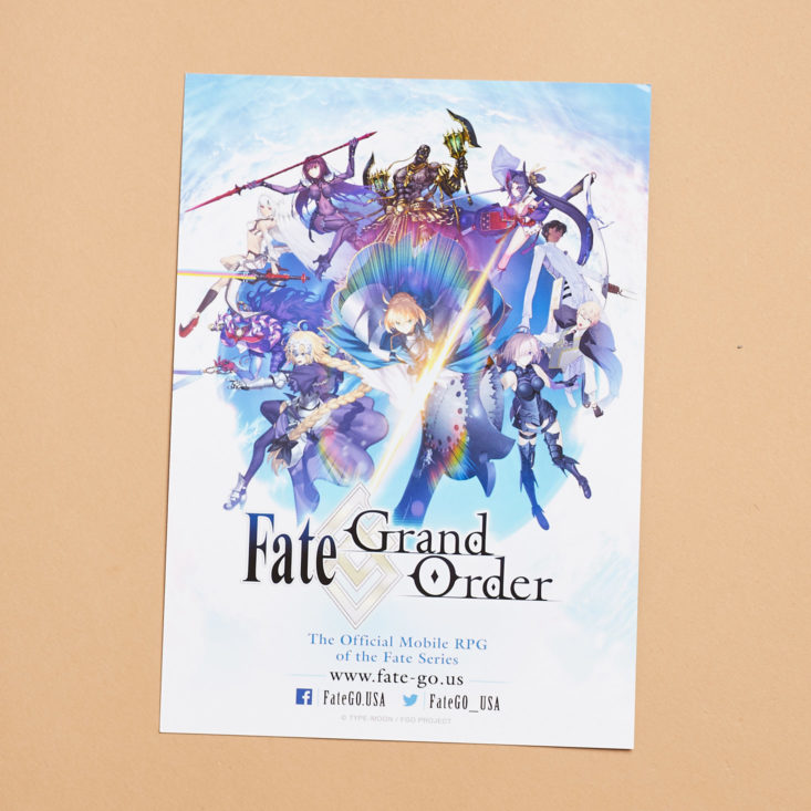 loot anime fate grand order card