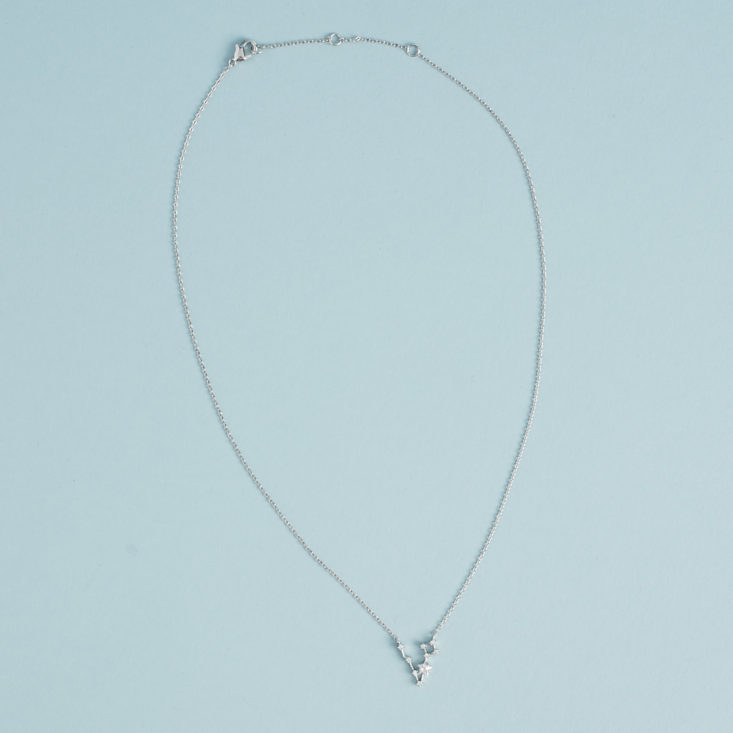 Beaucoup Designs 24k white gold dipped constellation necklace