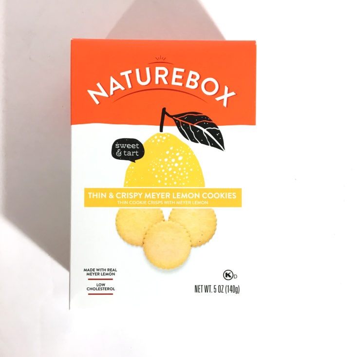 NatureBox April 2018 - Lemon Cookies