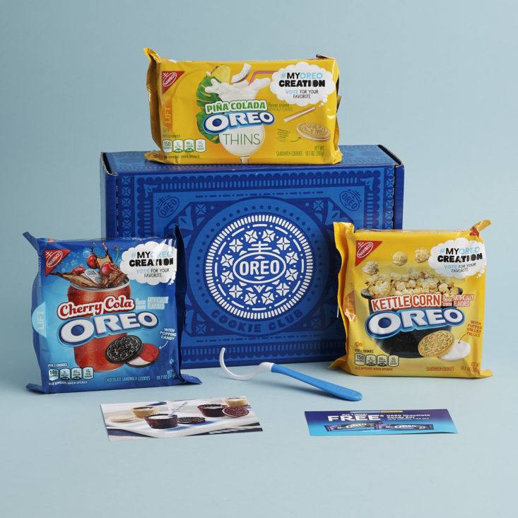 contents of Oreo Cookie Club may 2018