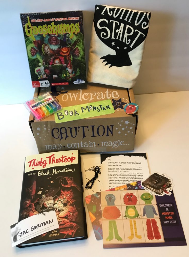 OwlCrate Jr. May 2018 review