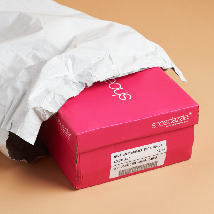 shoedazzle unboxing