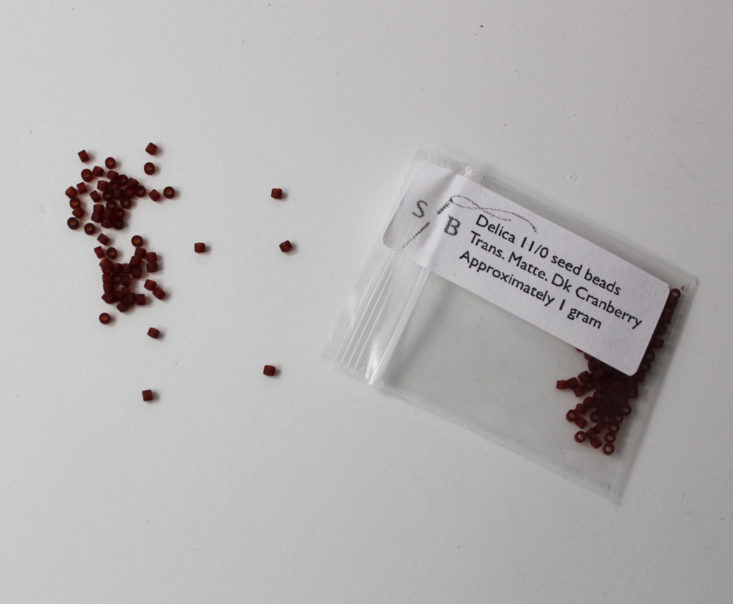 11/0 Delicas in Transparent Matte Dark Cranberry (1g