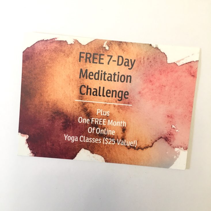 Therabox May 2018 7 Day Meditation Challenge