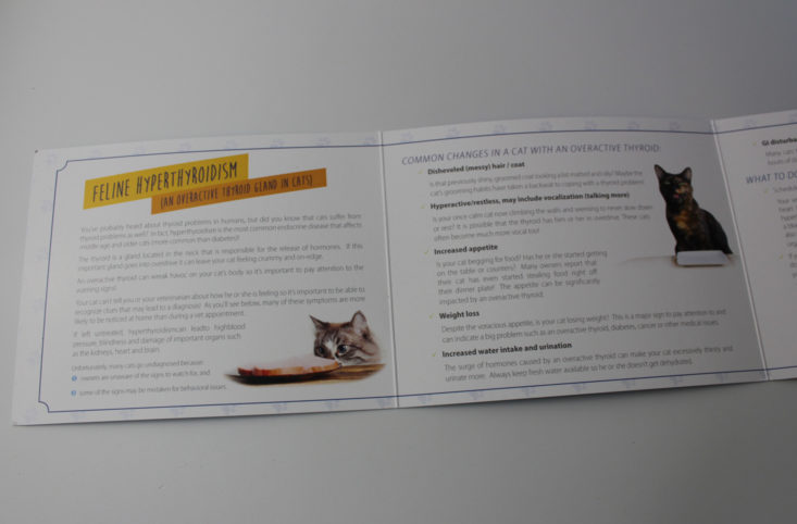 Vet Pet Box Cat May 2018 Education 2