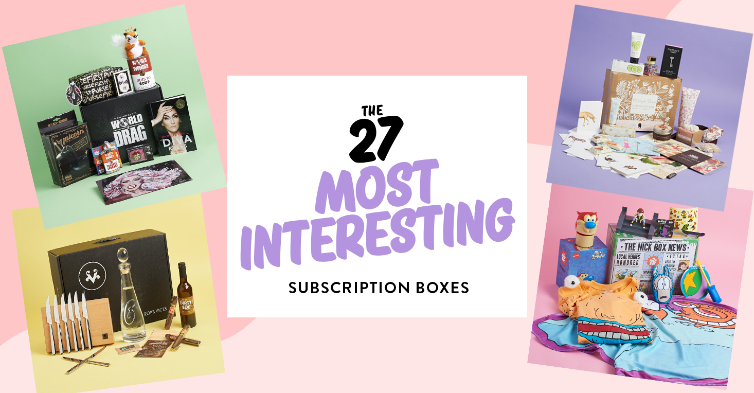 The Most Interesting Subscription Boxes of 2018
