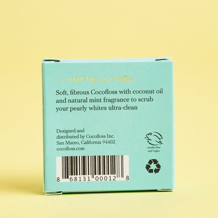 natural floss box