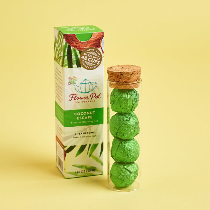 unique balls of tea in package