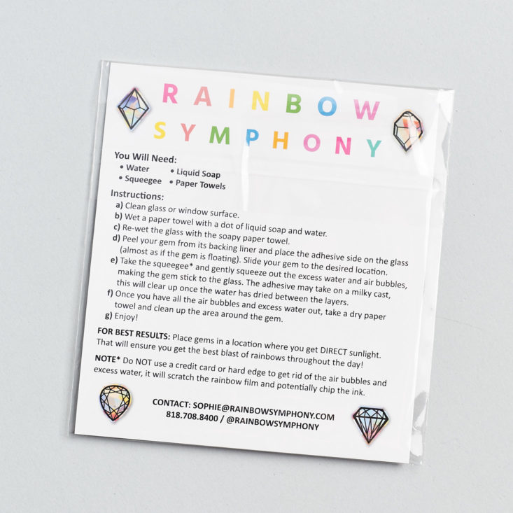 bookish box rainbow stickers