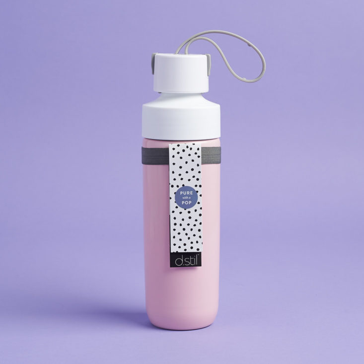 causebox summer dstil pink reusable water bottle