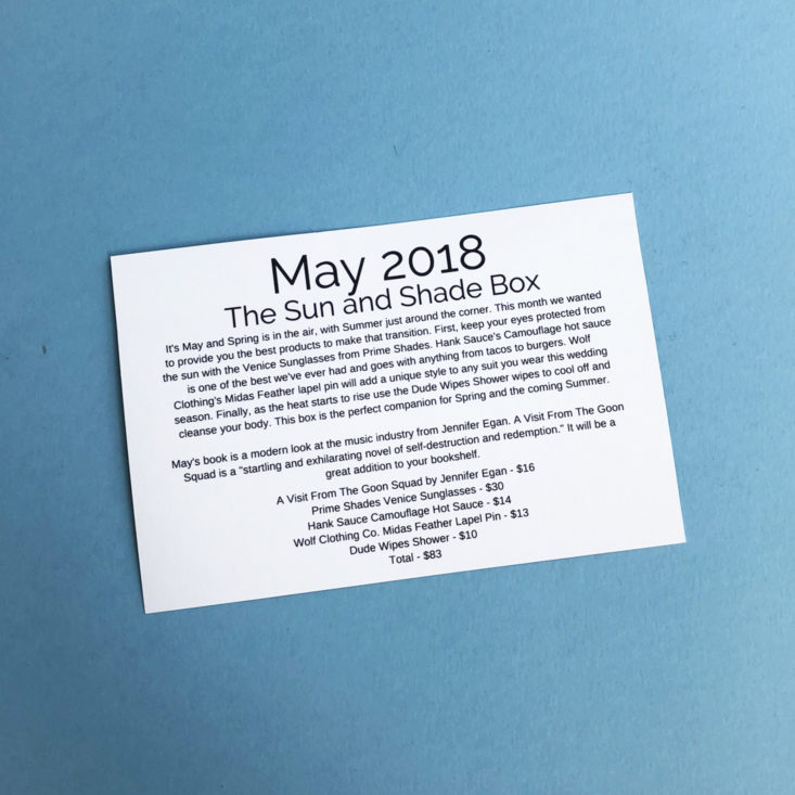 Culture Carton May 2018 - Info Back