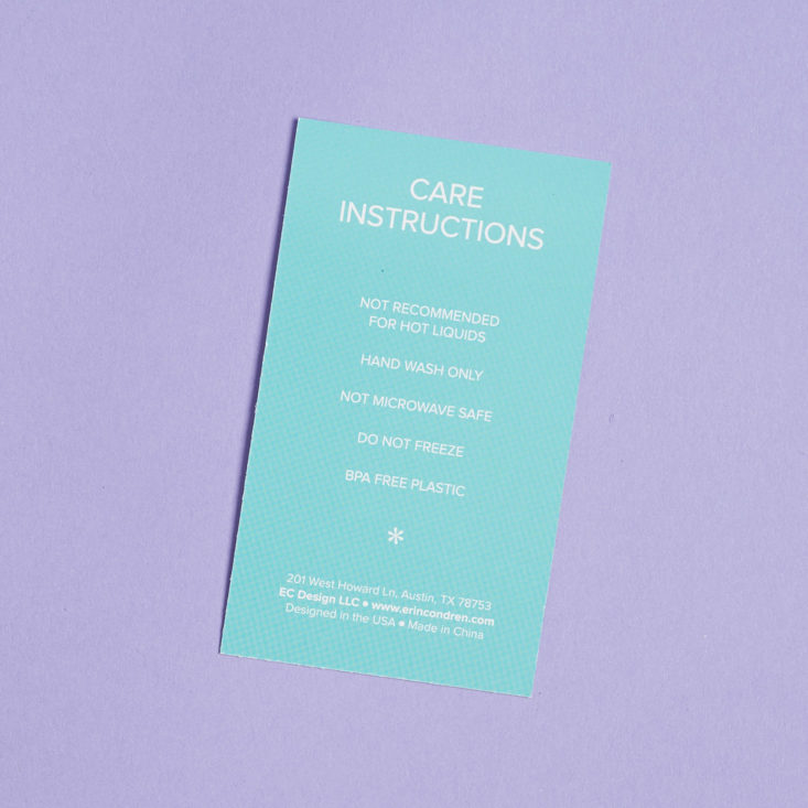 erin condren info card