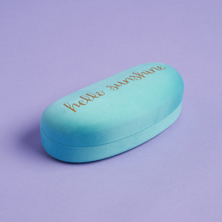 erin condren hello sunshine sunglasses case