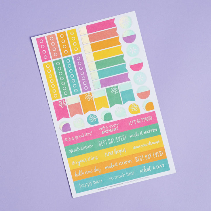 erin condren journal tabs labels and stickers