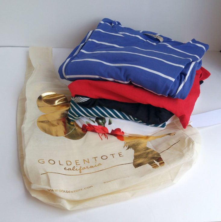 golden tote unboxing