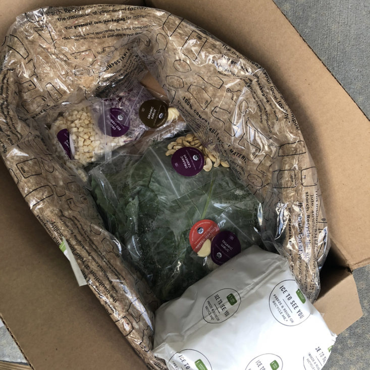 Green Chef Keto April 2018 - Box Inside 2