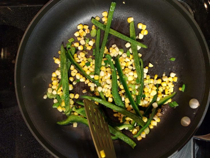 home chef poblanos and corn