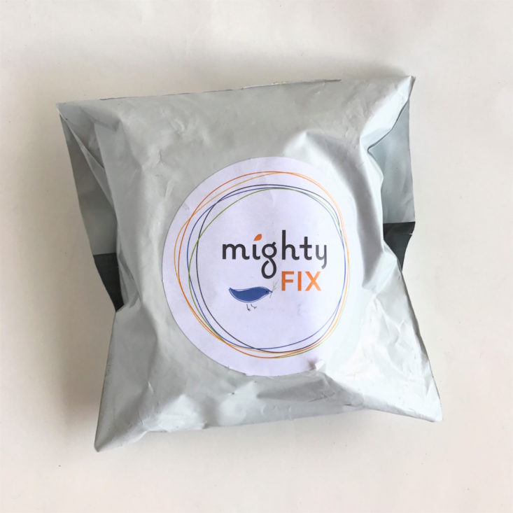 closed Mighty Fix package