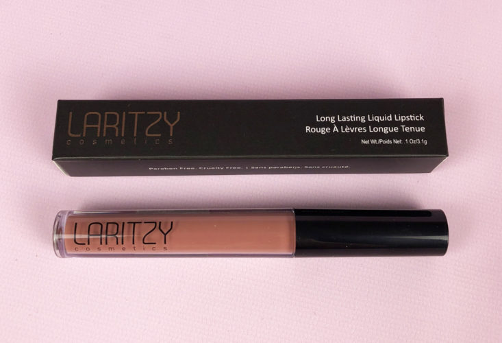 Laritzy Cosmetics Long Lasting Liquid Lipstick in Nudes, 3.1g 