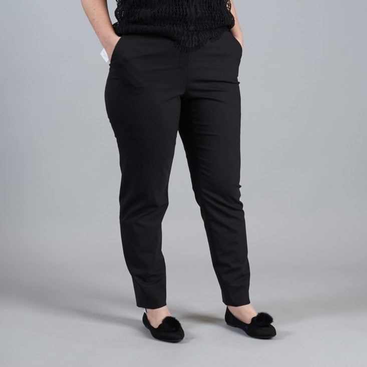 mm lafleur black trousers