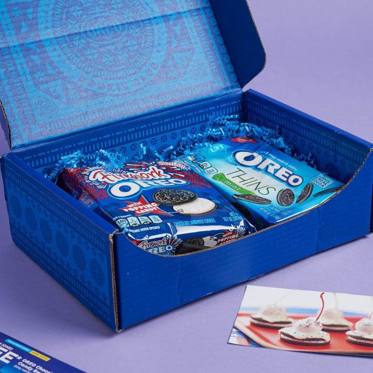 Oreo Packages inside Oreo Box